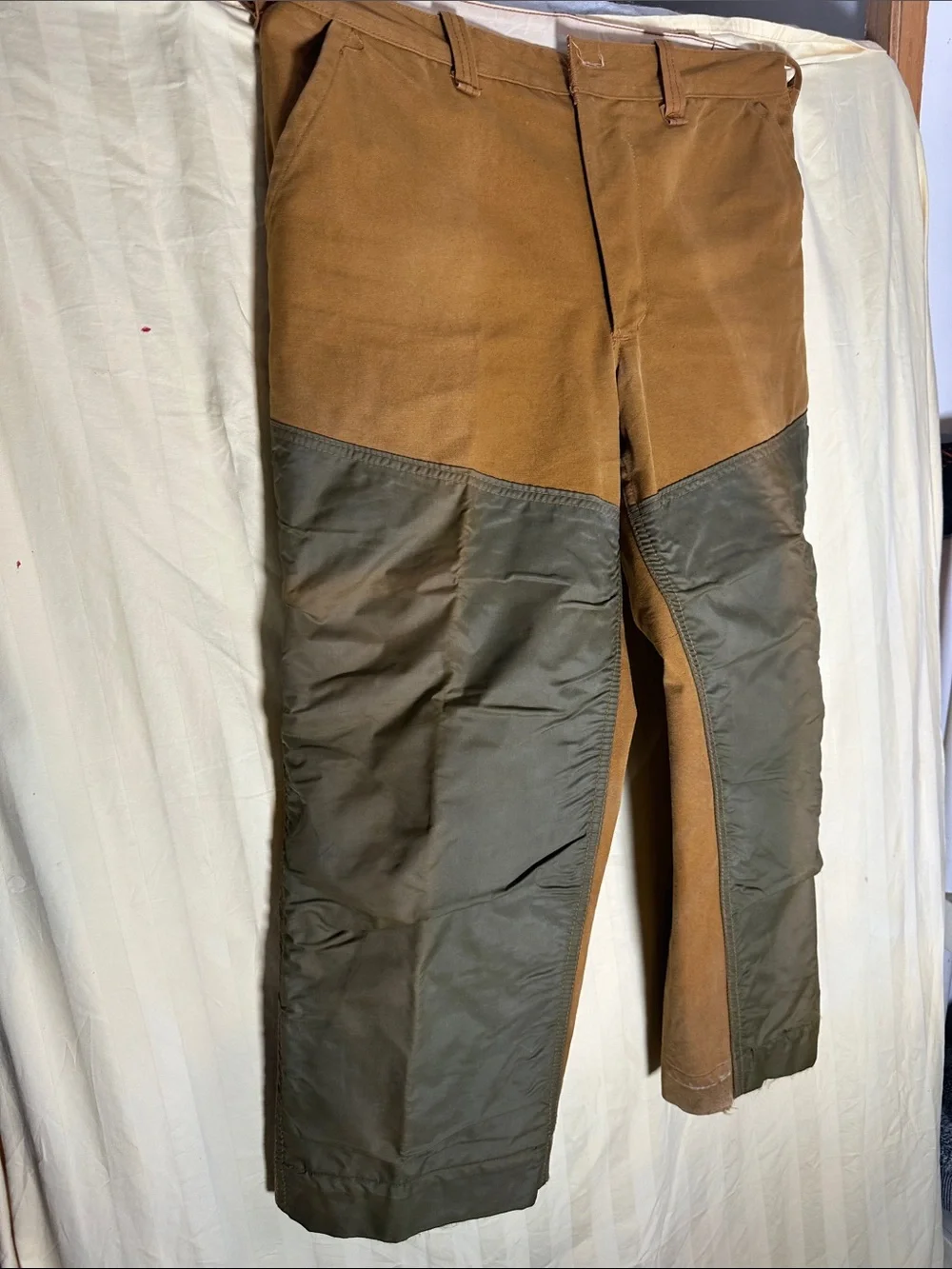 Men's Two-Tone Brown/Olive Reinforced Chinos